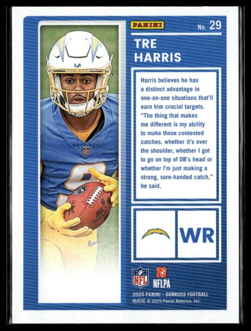 2025 Donruss #29 Tre Harris The Rookies