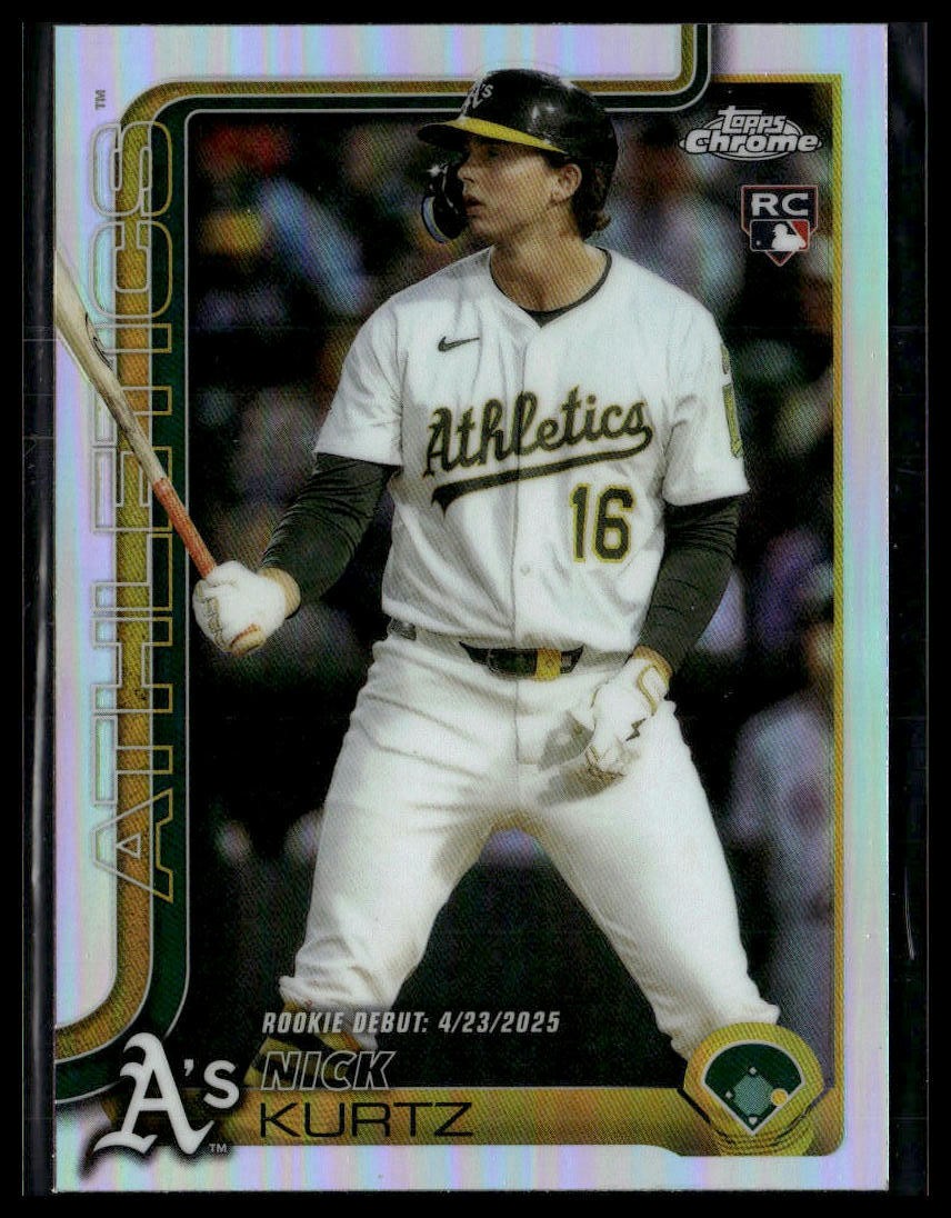 2025 Topps Chrome Update #USC180 Nick Kurtz