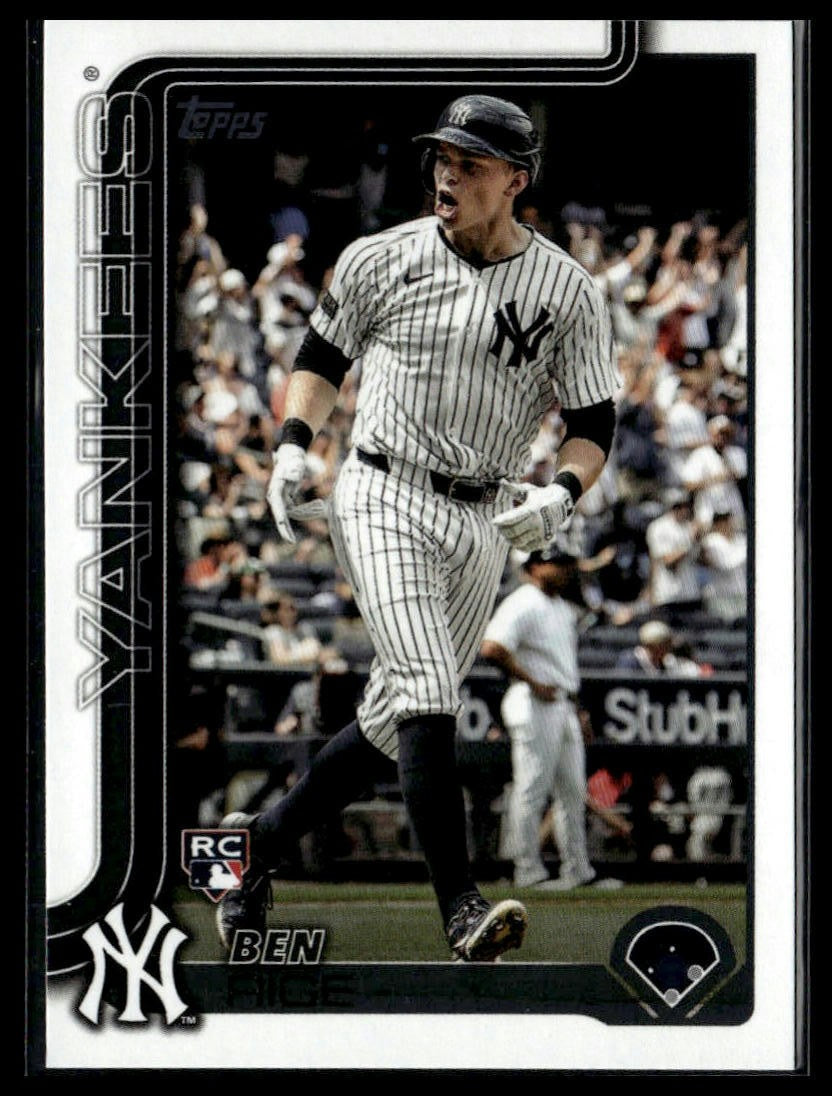2025 Topps New York Yankees #NYY-6 Ben Rice