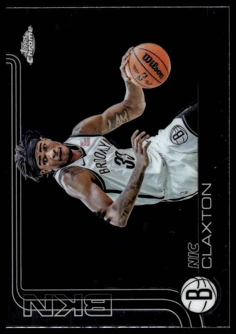 2025-26 Topps Chrome #27 Nic Claxton