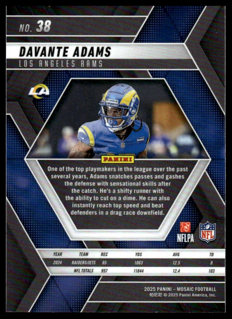 2025 Panini Mosaic #38 Davante Adams
