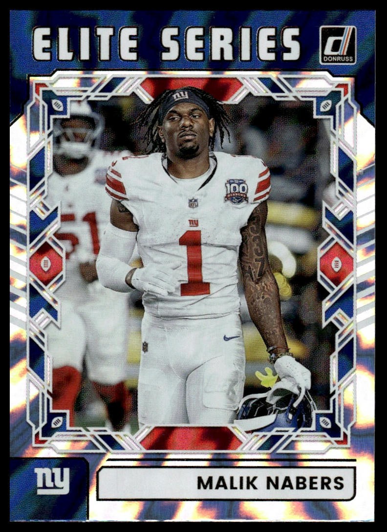 2025 Donruss #TES-MNA Malik Nabers The Elite Series