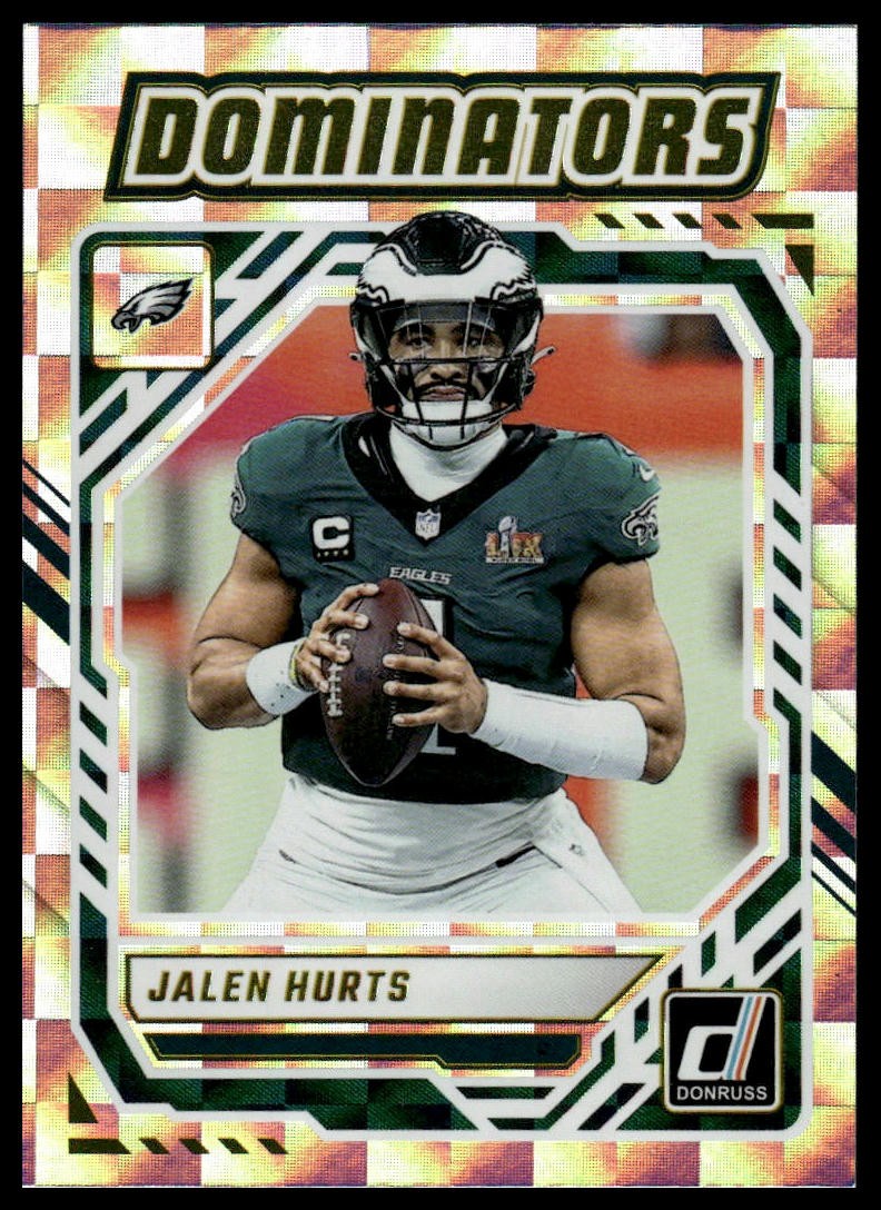 2025 Donruss #DOM-JHS Jalen Hurts Dominators