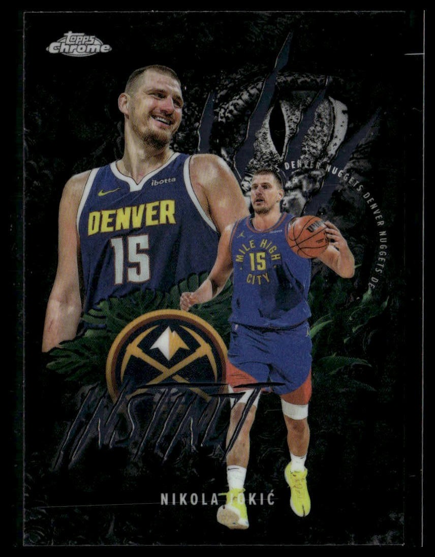 2025-26 Topps Chrome #INS-1 Nikola Jokić Instinct