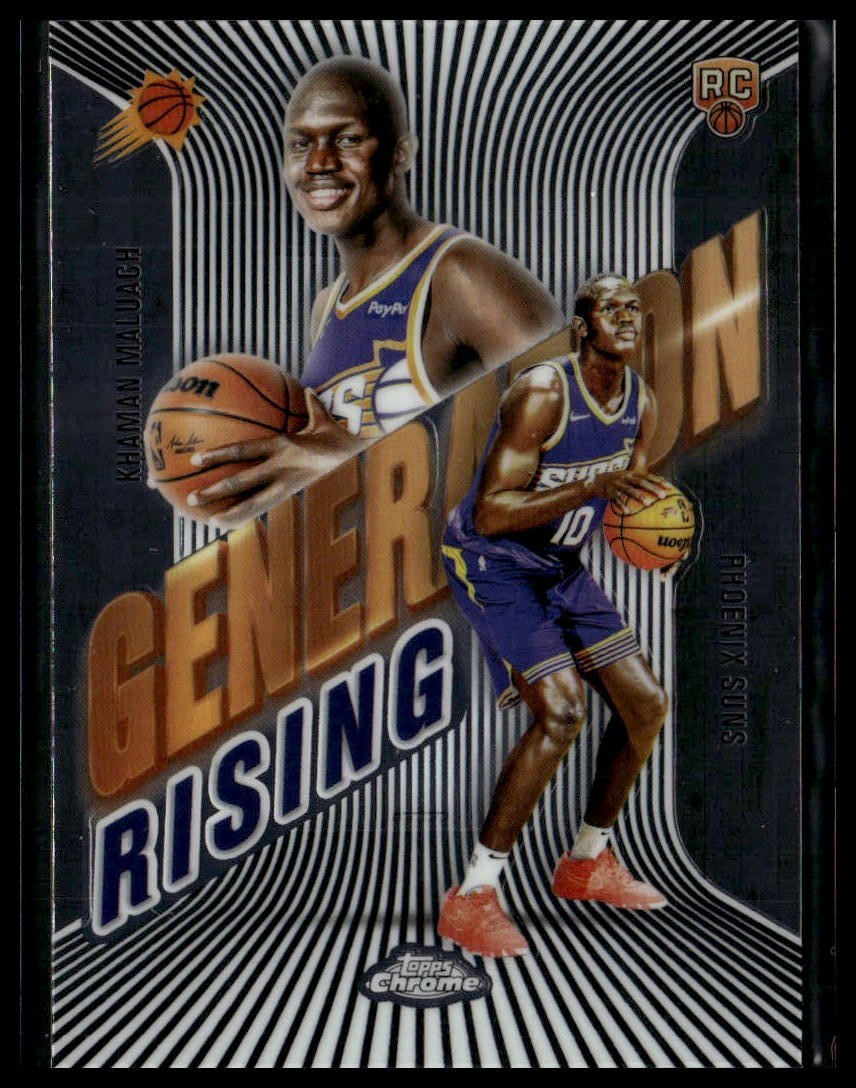 2025-26 Topps Chrome #GR-9 Khaman Maluach Generation Rising