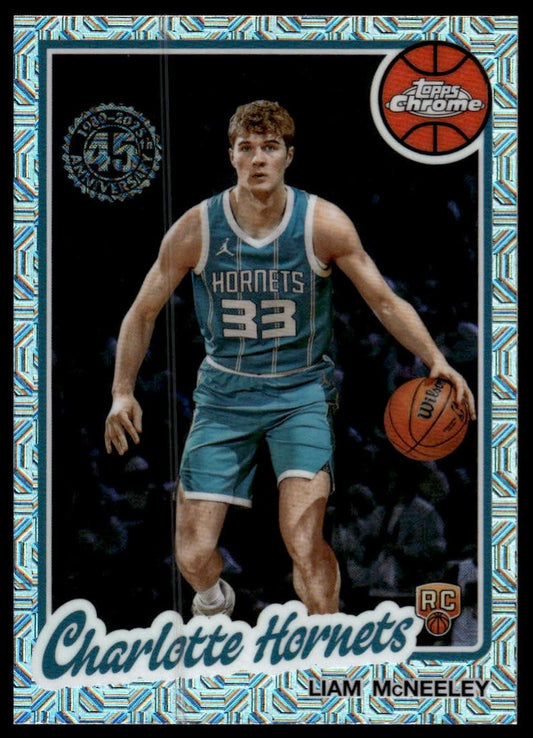 2025-26 Topps #TC-LM Liam McNeeley 1980-81 Topps Chrome Basketball