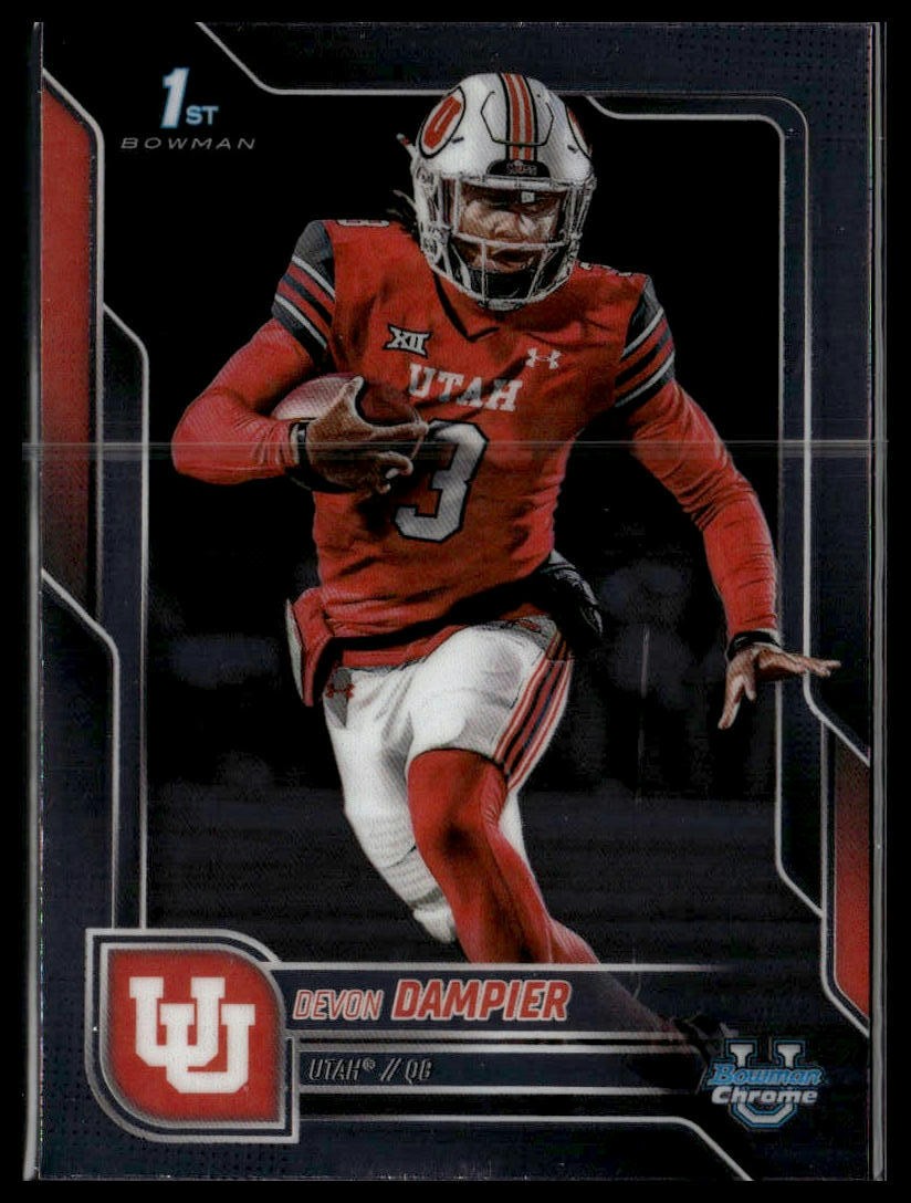 2025 Bowman University Chrome #3 Devon Dampier