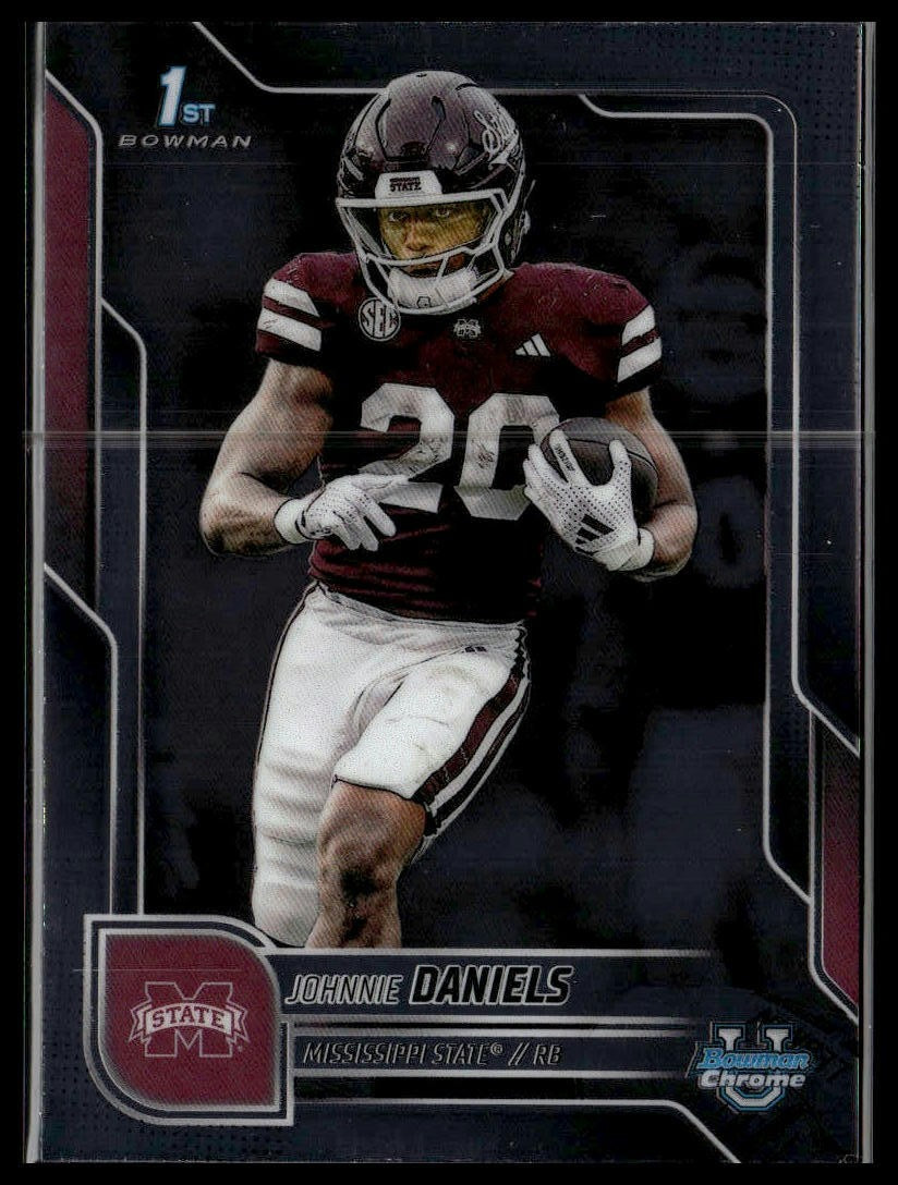 2025 Bowman University Chrome #148 Johnnie Daniels