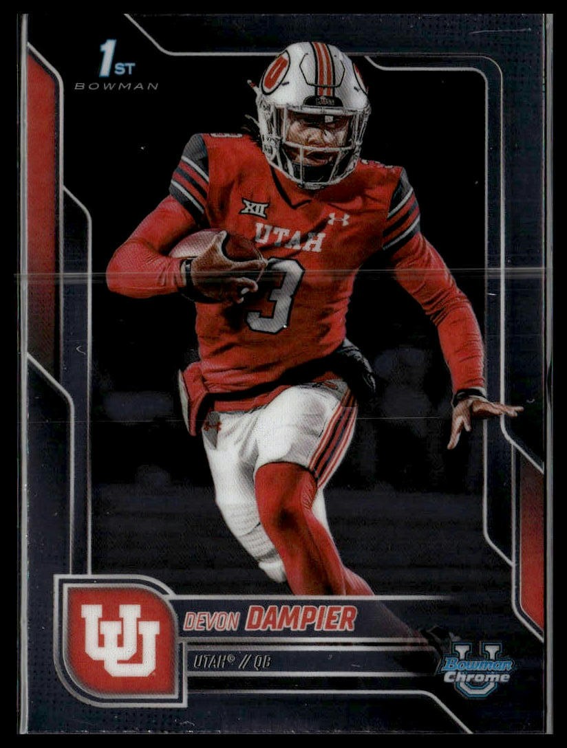 2025 Bowman University Chrome #3 Devon Dampier