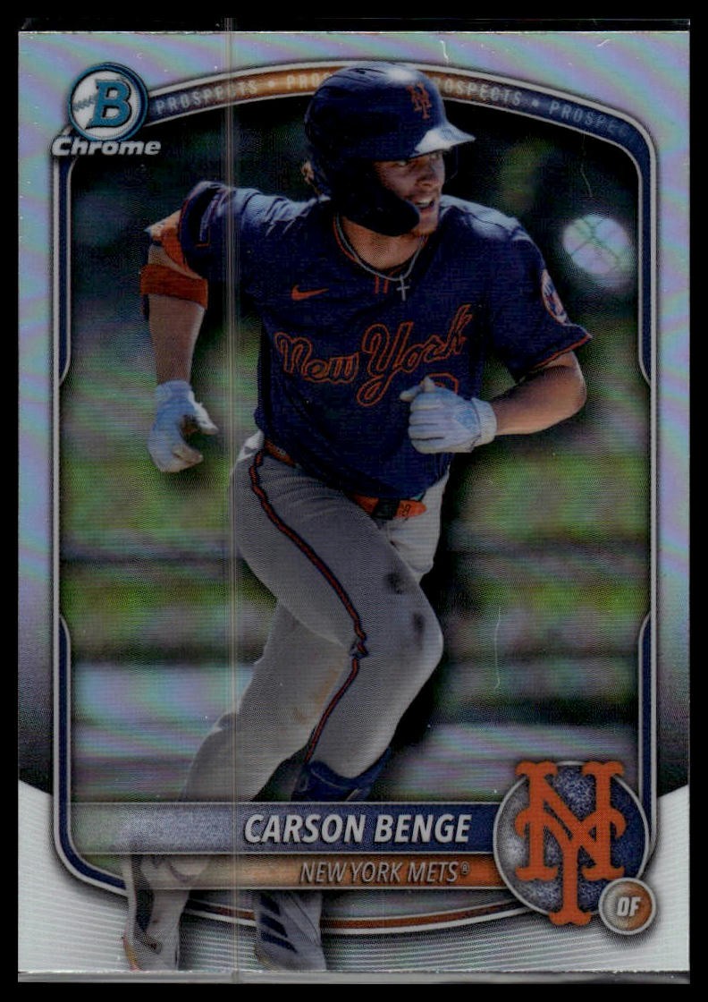 2025 Bowman Draft #BDC-138 Carson Benge Chrome