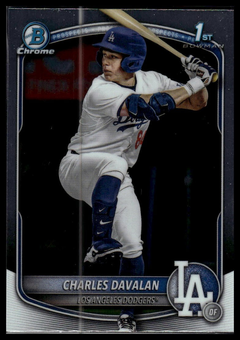 2025 Bowman Draft #BDC-96 Charles Davalan Chrome