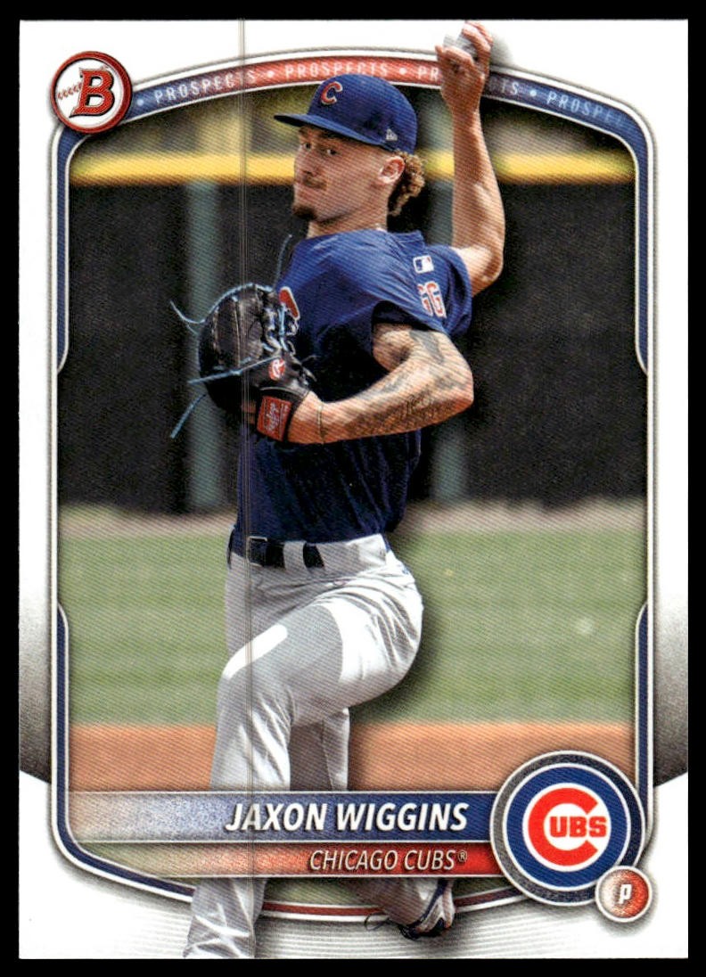 2025 Bowman Draft #BD-173 Jaxon Wiggins