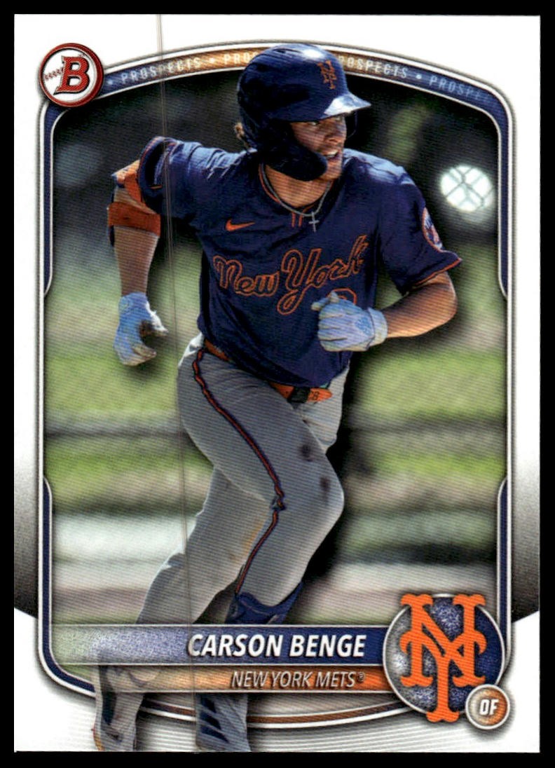 2025 Bowman Draft #BD-138 Carson Benge