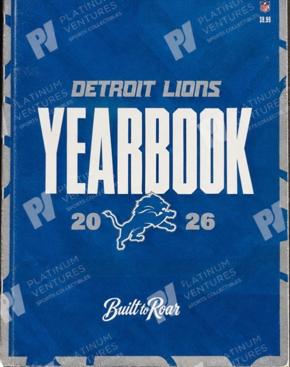 2026 Detroit Lions Official Yearbook Jared Goff