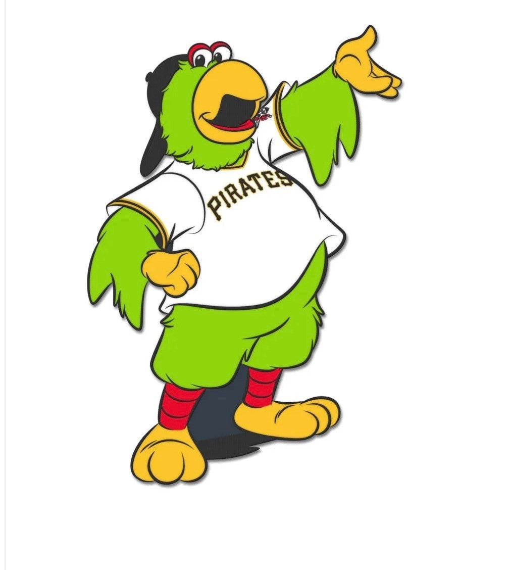 Pittsburgh Pirates Mascot Pin Ace Pirate Parrot MLB