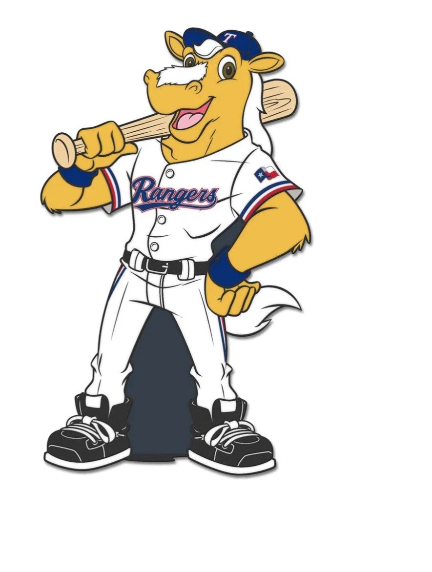 Texas Rangers Mascot Pin Captain Horse MLB