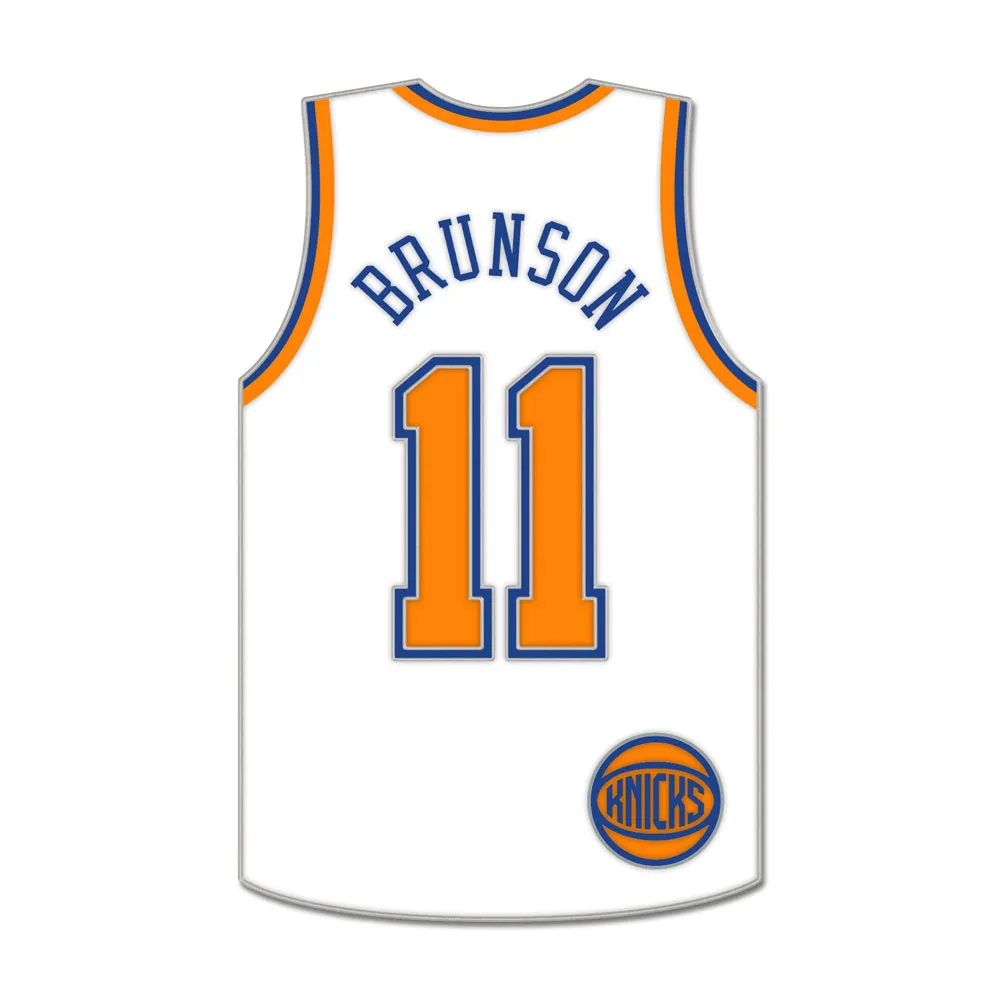 NBA Jalen Brunson New York Knicks Jersey Pin
