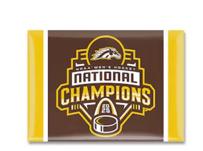 2025 Frozen Four National Champions Western Michigan Magnet