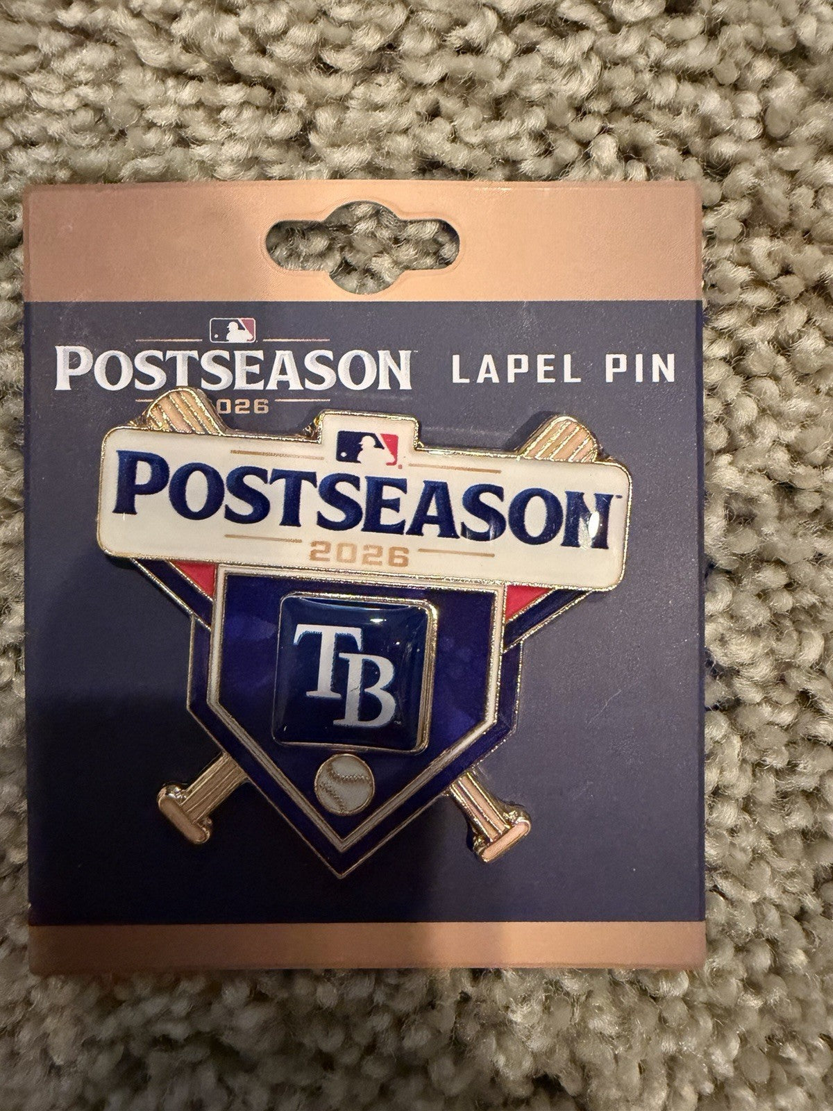 2026 Tampa Bay Rays MLB Postseason Pin ALDS Division Champions