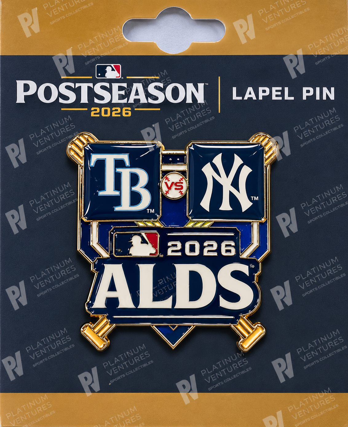 2026 ALDS Division Series Collector Pin New York Yankees vs Tampa Bay Rays ALCS