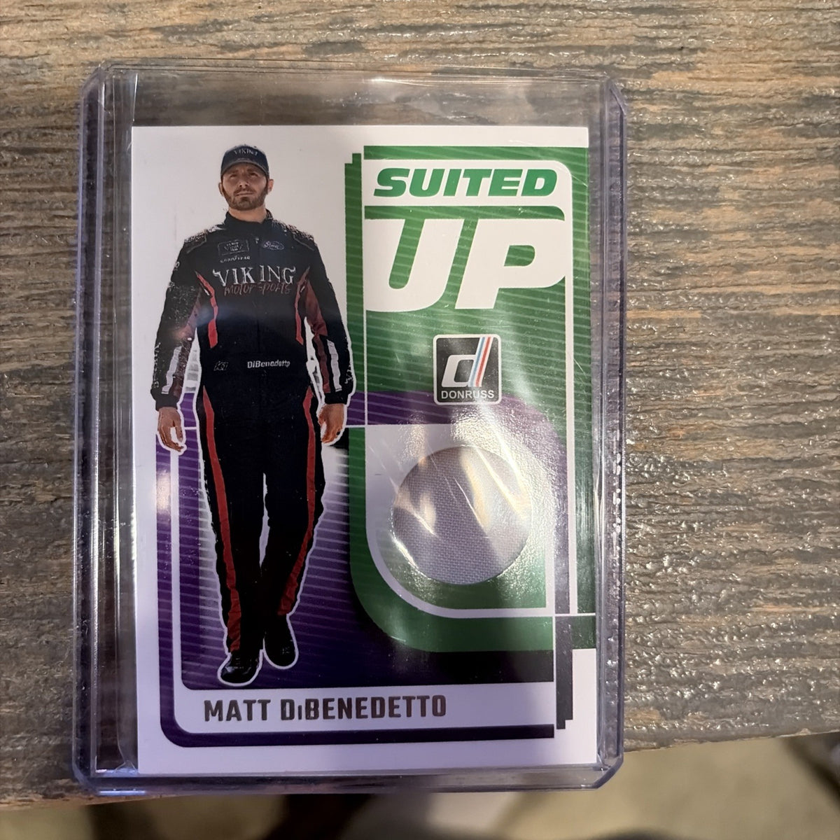 2025 Panini Donruss Nascar - Suited Up Swatches Matt DiBenedetto #SU-MDT (MEM)
